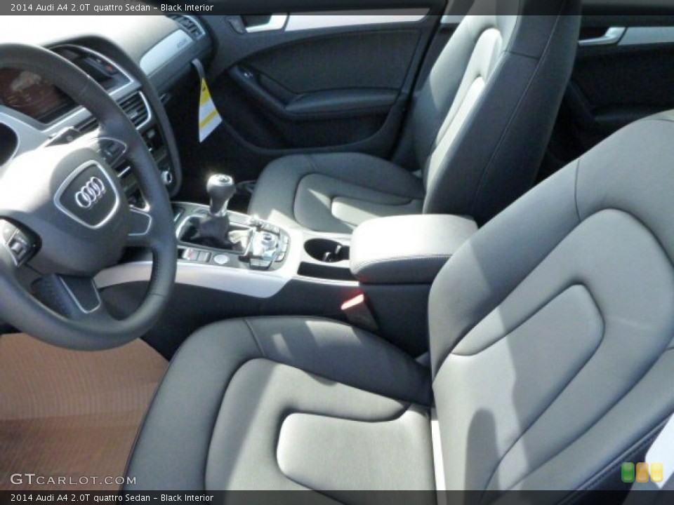 Black Interior Front Seat for the 2014 Audi A4 2.0T quattro Sedan #86162333