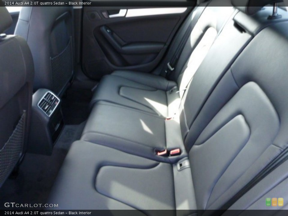 Black Interior Rear Seat for the 2014 Audi A4 2.0T quattro Sedan #86162351
