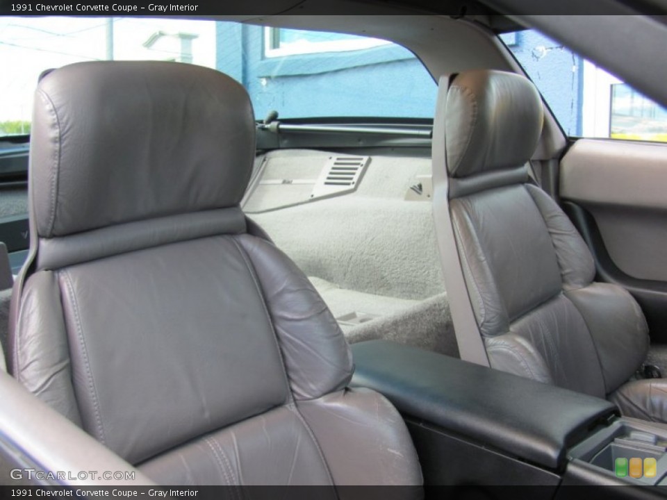 Gray 1991 Chevrolet Corvette Interiors