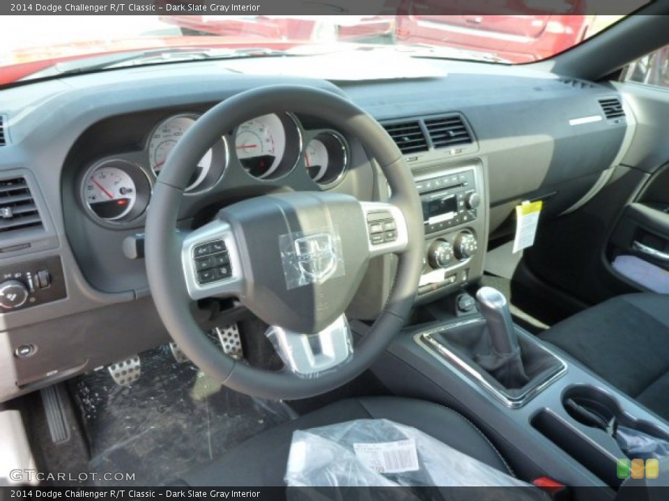 Dark Slate Gray Interior Dashboard for the 2014 Dodge Challenger R/T Classic #86162993