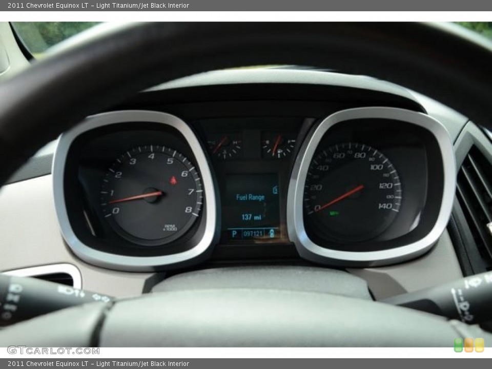 Light Titanium/Jet Black Interior Gauges for the 2011 Chevrolet Equinox LT #86165164