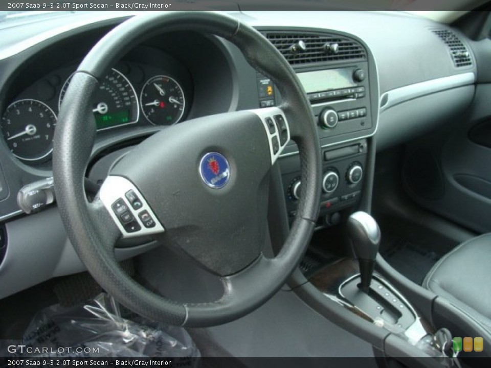 Black/Gray Interior Dashboard for the 2007 Saab 9-3 2.0T Sport Sedan #86168315