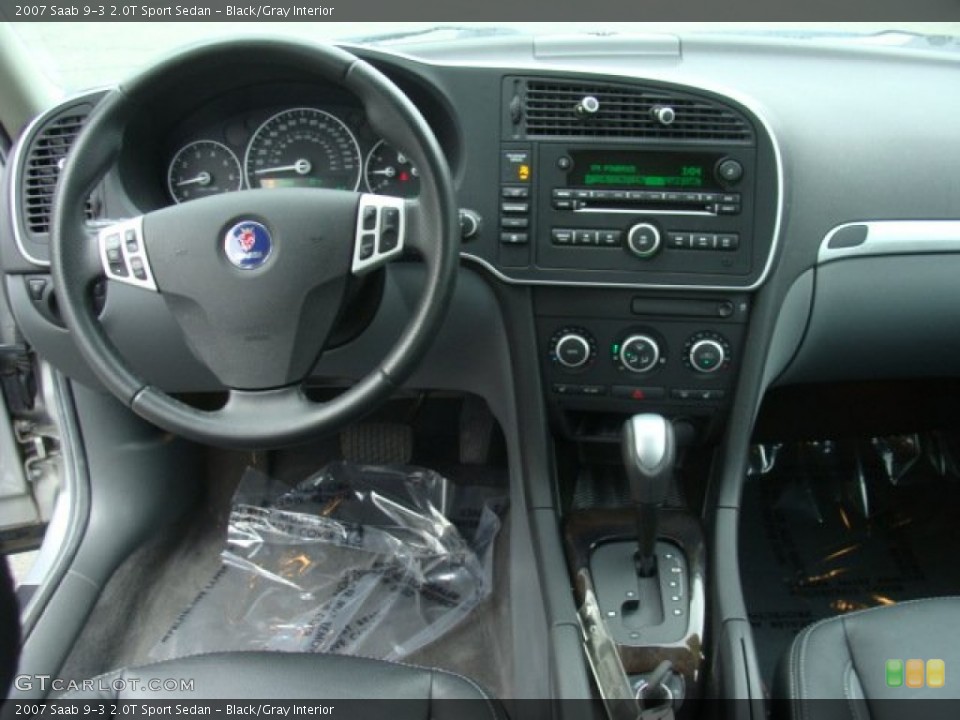 Black/Gray Interior Dashboard for the 2007 Saab 9-3 2.0T Sport Sedan #86168384