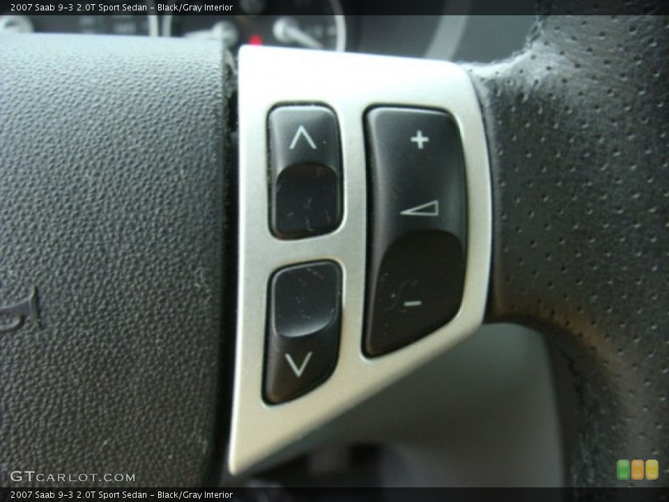 Black/Gray Interior Controls for the 2007 Saab 9-3 2.0T Sport Sedan #86168498