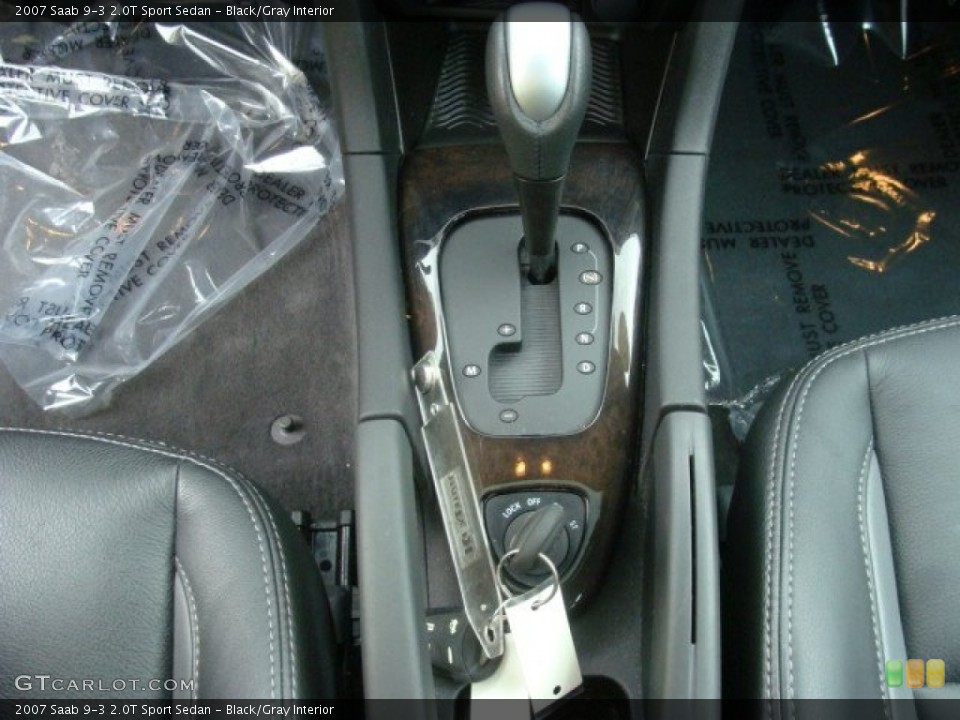 Black/Gray Interior Transmission for the 2007 Saab 9-3 2.0T Sport Sedan #86168570