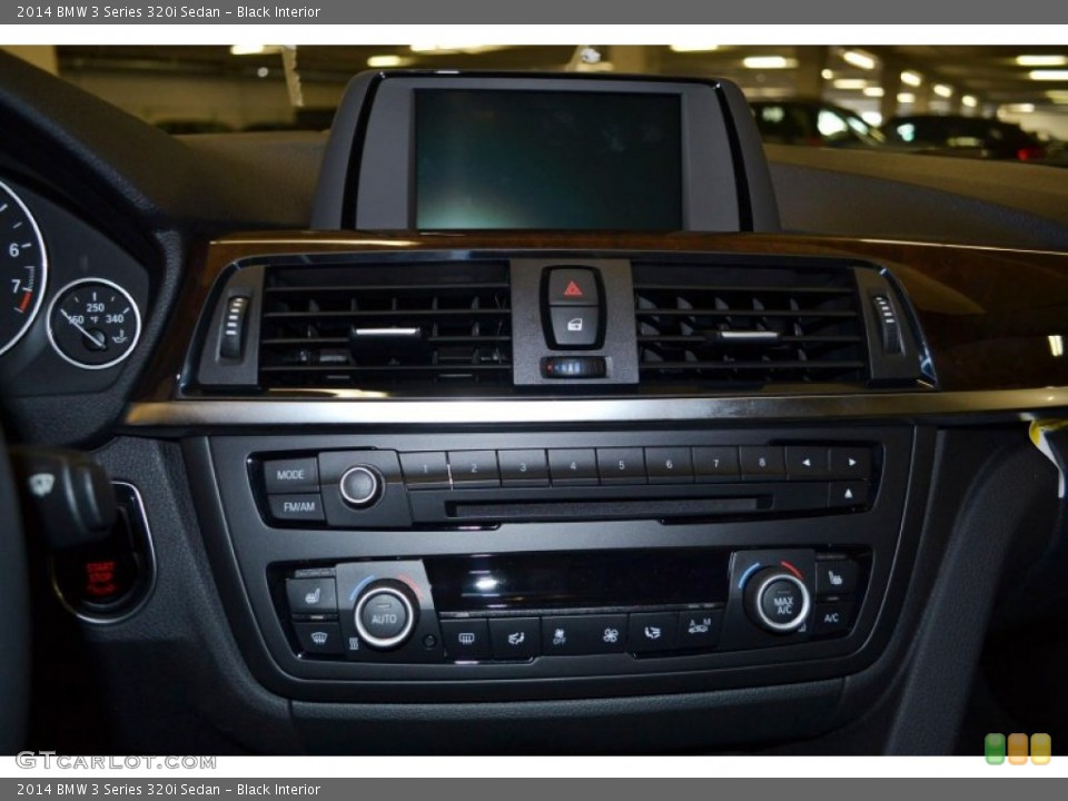 Black Interior Controls for the 2014 BMW 3 Series 320i Sedan #86169050