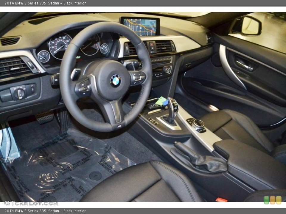 Black Interior Prime Interior for the 2014 BMW 3 Series 335i Sedan #86169680