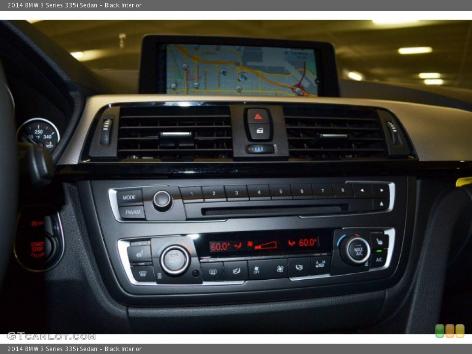 Black Interior Controls for the 2014 BMW 3 Series 335i Sedan #86169728