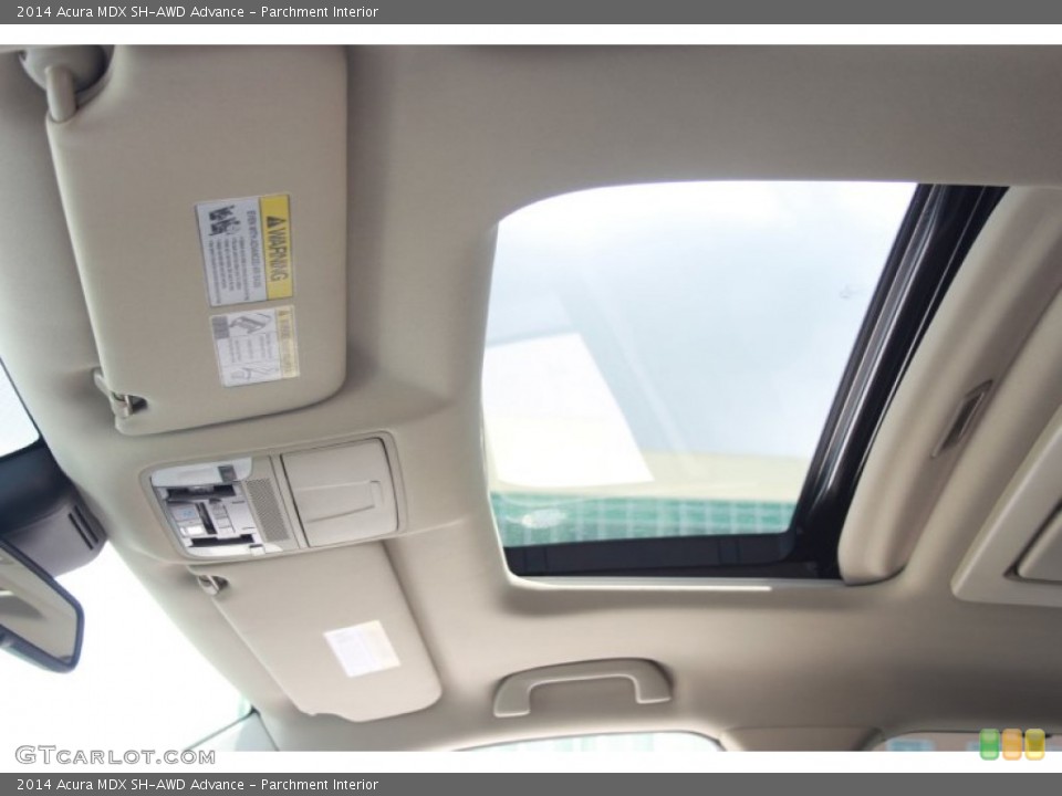 Parchment Interior Sunroof for the 2014 Acura MDX SH-AWD Advance #86170163