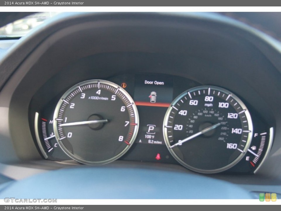 Graystone Interior Gauges for the 2014 Acura MDX SH-AWD #86171138