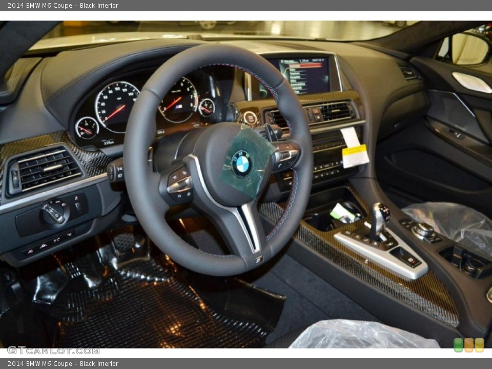 Black Interior Dashboard for the 2014 BMW M6 Coupe #86171232