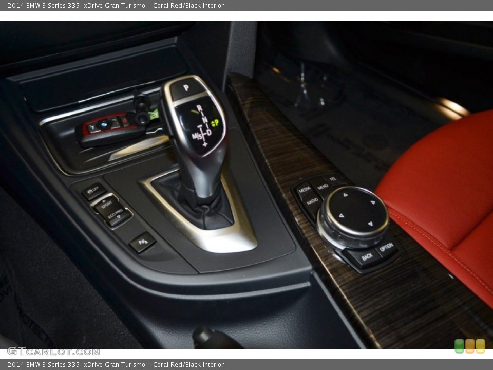 Coral Red/Black Interior Transmission for the 2014 BMW 3 Series 335i xDrive Gran Turismo #86171513