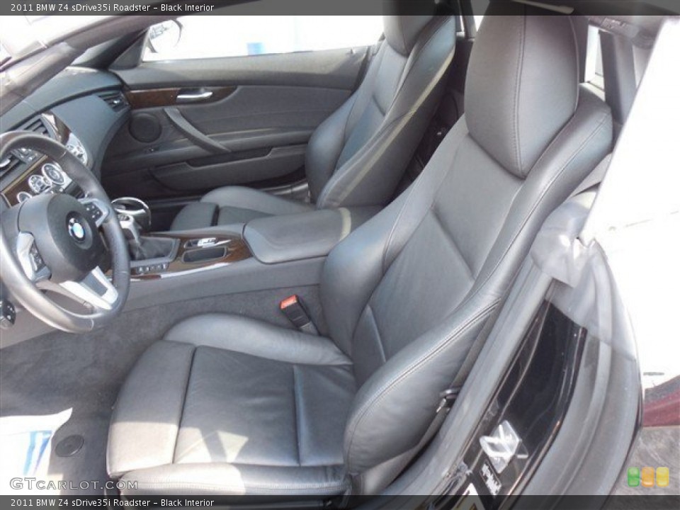 Black Interior Front Seat for the 2011 BMW Z4 sDrive35i Roadster #86171654