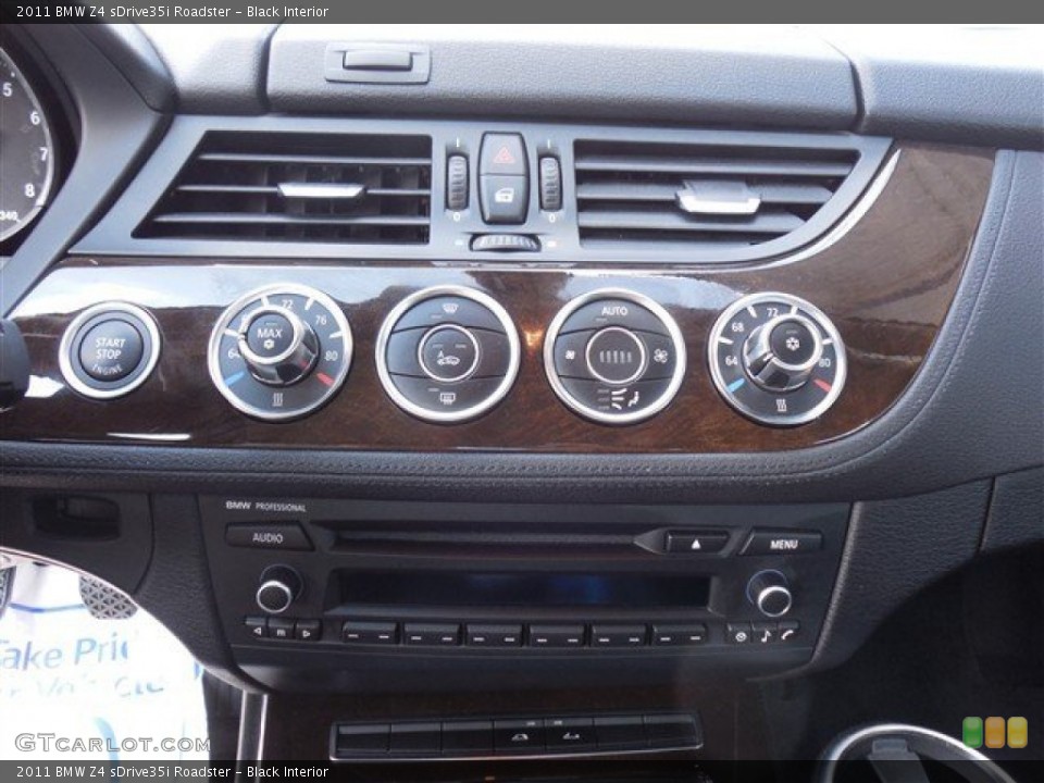 Black Interior Controls for the 2011 BMW Z4 sDrive35i Roadster #86171725