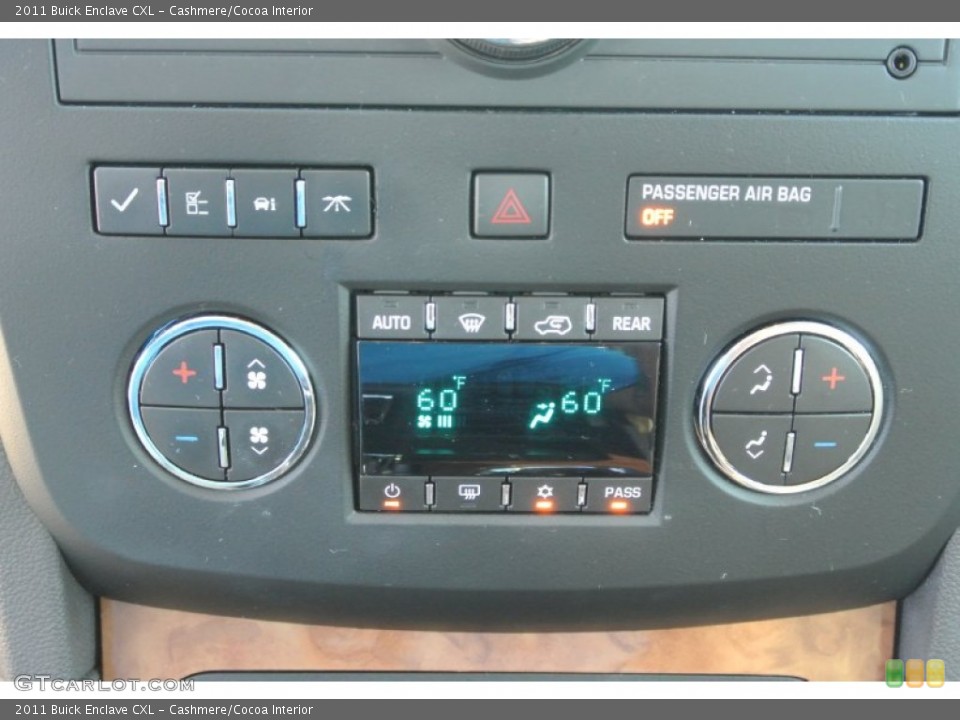 Cashmere/Cocoa Interior Controls for the 2011 Buick Enclave CXL #86177294