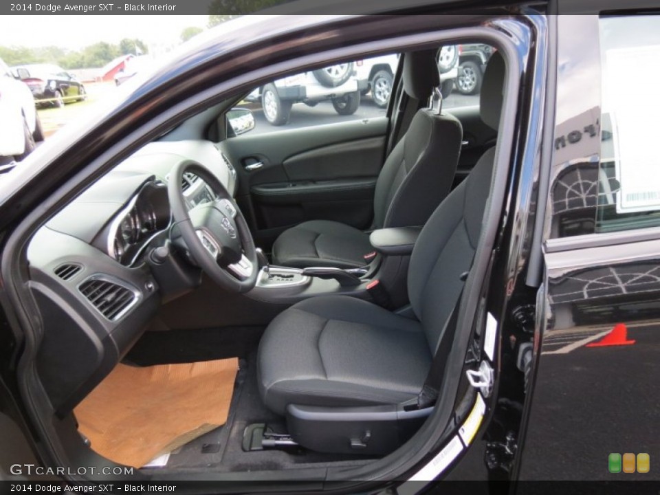 Black Interior Front Seat for the 2014 Dodge Avenger SXT #86178062