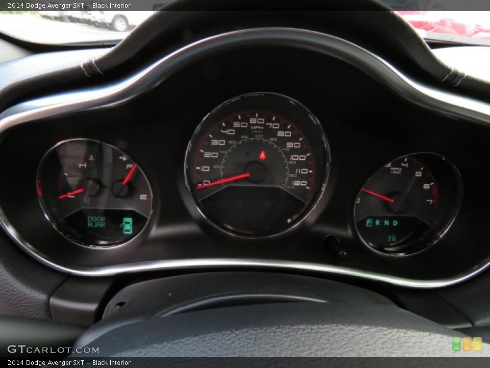 Black Interior Gauges for the 2014 Dodge Avenger SXT #86178176