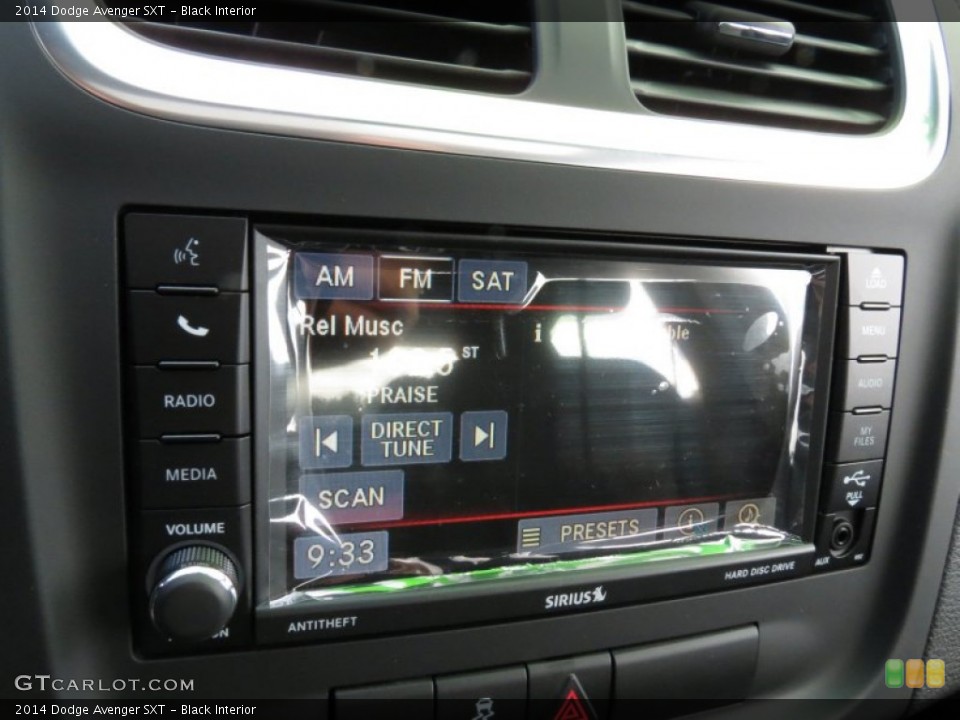 Black Interior Controls for the 2014 Dodge Avenger SXT #86178197