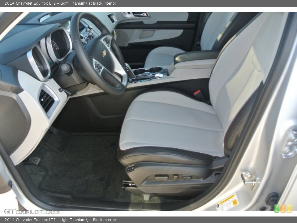 Light Titanium/Jet Black Interior Front Seat for the 2014 Chevrolet Equinox LTZ #86179961