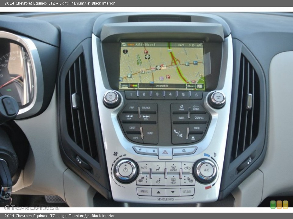 Light Titanium/Jet Black Interior Controls for the 2014 Chevrolet Equinox LTZ #86180030