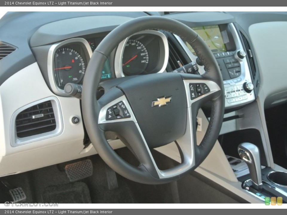 Light Titanium/Jet Black Interior Steering Wheel for the 2014 Chevrolet Equinox LTZ #86180267