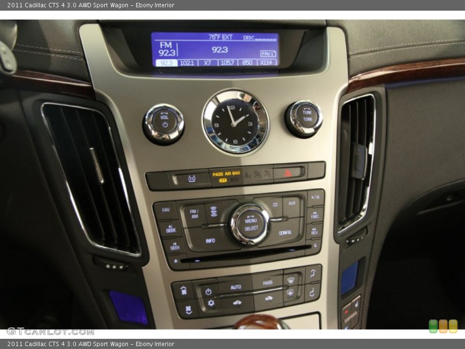 Ebony Interior Controls for the 2011 Cadillac CTS 4 3.0 AWD Sport Wagon #86180480