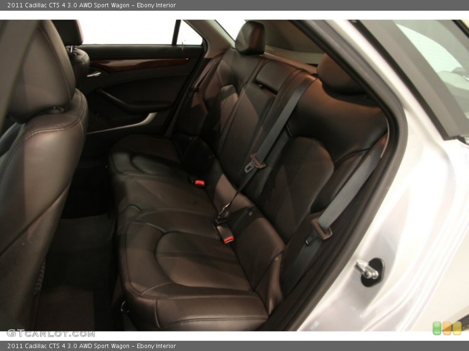 Ebony Interior Rear Seat for the 2011 Cadillac CTS 4 3.0 AWD Sport Wagon #86180606