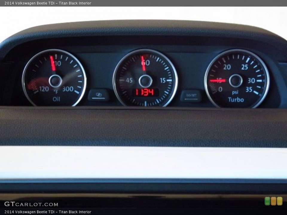 Titan Black Interior Gauges for the 2014 Volkswagen Beetle TDI #86184104