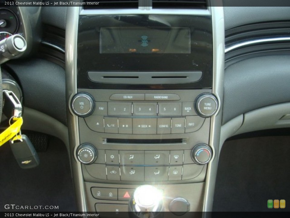 Jet Black/Titanium Interior Controls for the 2013 Chevrolet Malibu LS #86185481
