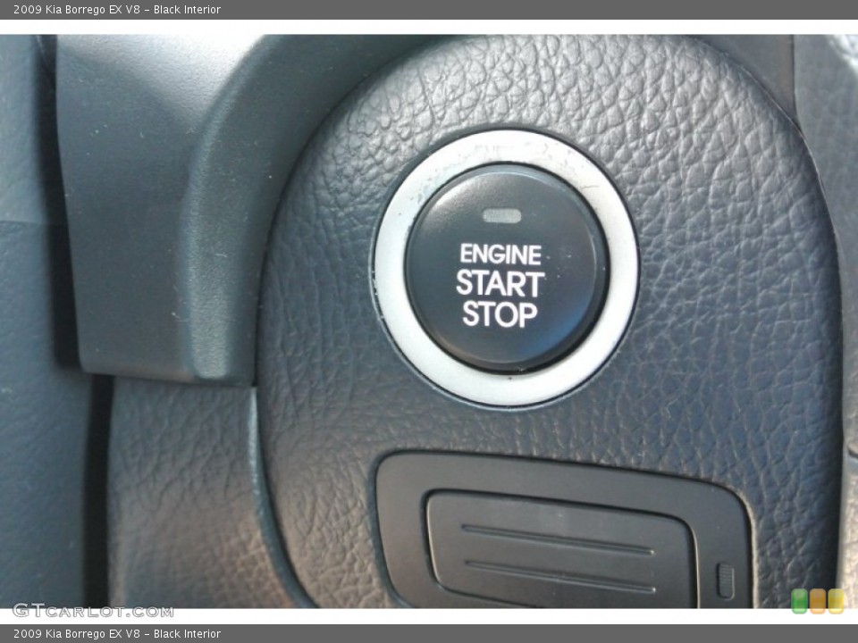 Black Interior Controls for the 2009 Kia Borrego EX V8 #86185658