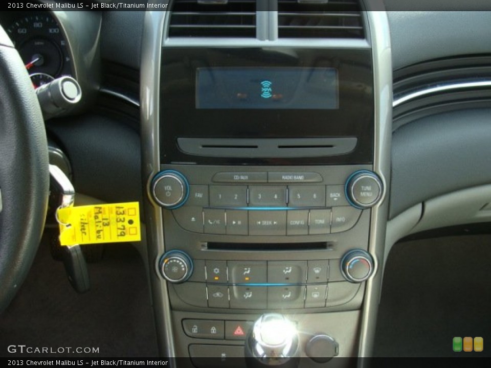 Jet Black/Titanium Interior Controls for the 2013 Chevrolet Malibu LS #86185838