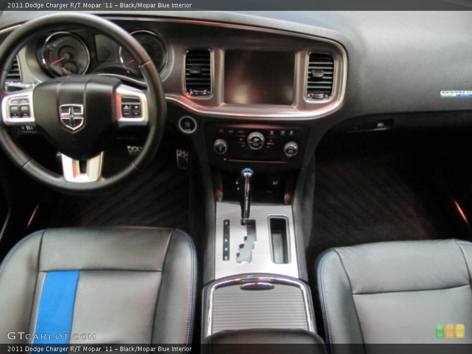 Black/Mopar Blue Interior Dashboard for the 2011 Dodge Charger R/T Mopar '11 #86188064
