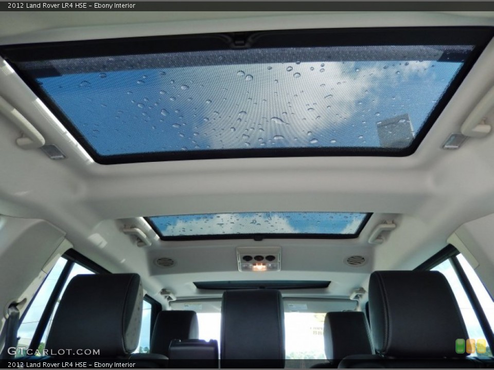 Ebony Interior Sunroof for the 2012 Land Rover LR4 HSE #86190182