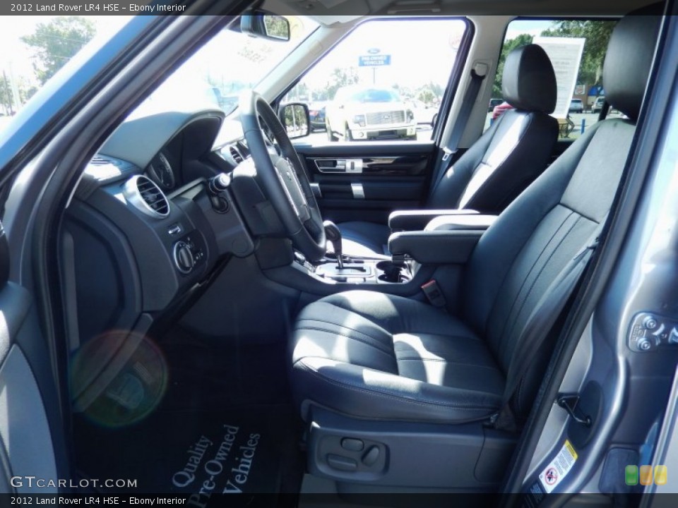 Ebony Interior Photo for the 2012 Land Rover LR4 HSE #86190266