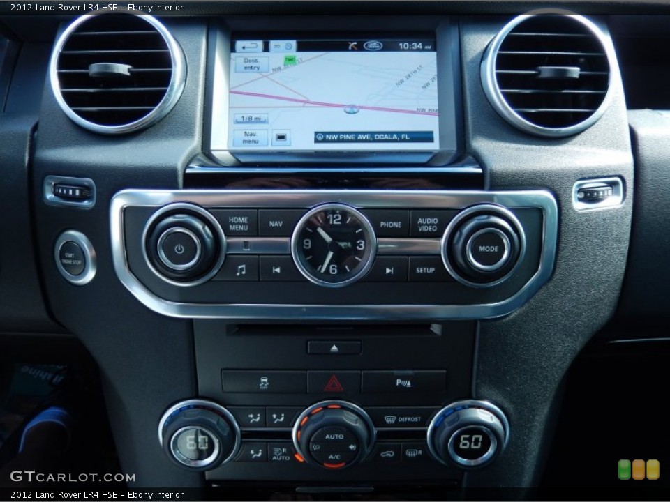 Ebony Interior Controls for the 2012 Land Rover LR4 HSE #86190539