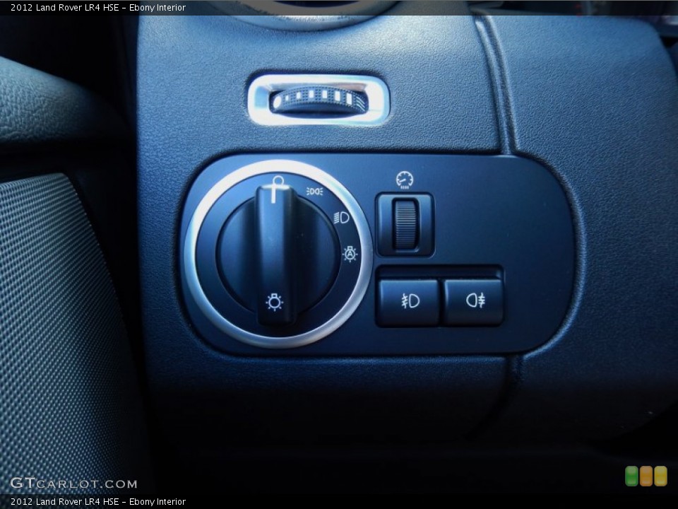 Ebony Interior Controls for the 2012 Land Rover LR4 HSE #86190608