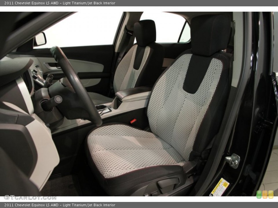 Light Titanium/Jet Black Interior Front Seat for the 2011 Chevrolet Equinox LS AWD #86193200