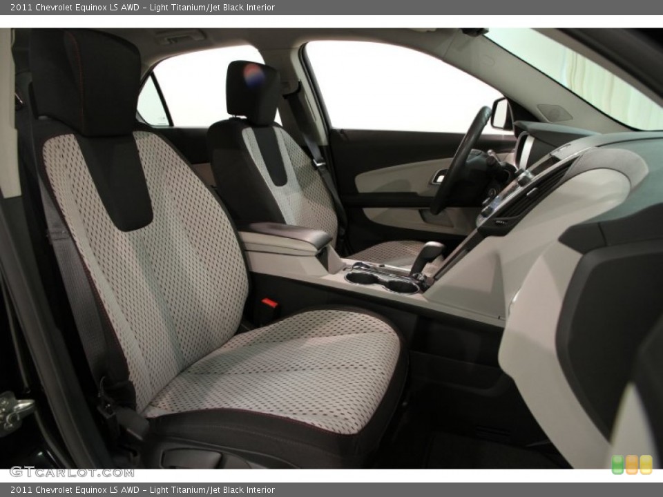 Light Titanium/Jet Black Interior Front Seat for the 2011 Chevrolet Equinox LS AWD #86193329