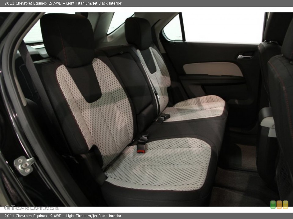Light Titanium/Jet Black Interior Rear Seat for the 2011 Chevrolet Equinox LS AWD #86193353