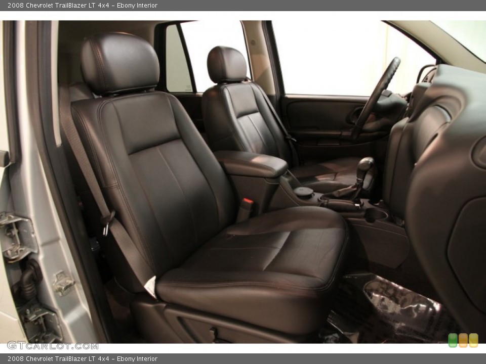 Ebony Interior Front Seat for the 2008 Chevrolet TrailBlazer LT 4x4 #86193701