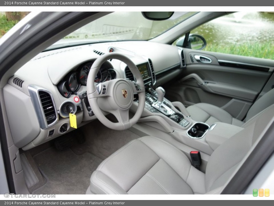 Platinum Grey Interior Prime Interior for the 2014 Porsche Cayenne  #86194778