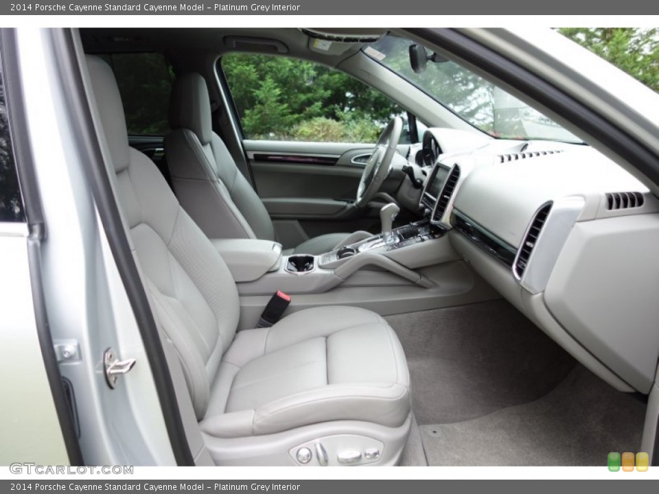 Platinum Grey Interior Front Seat for the 2014 Porsche Cayenne  #86194940