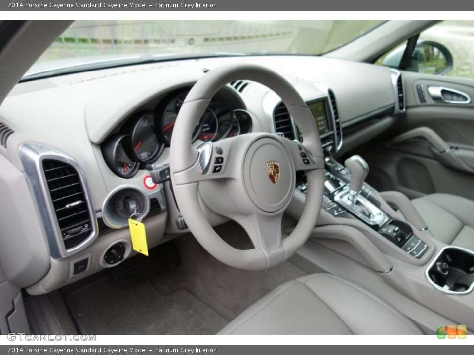 Platinum Grey Interior Dashboard for the 2014 Porsche Cayenne  #86195006