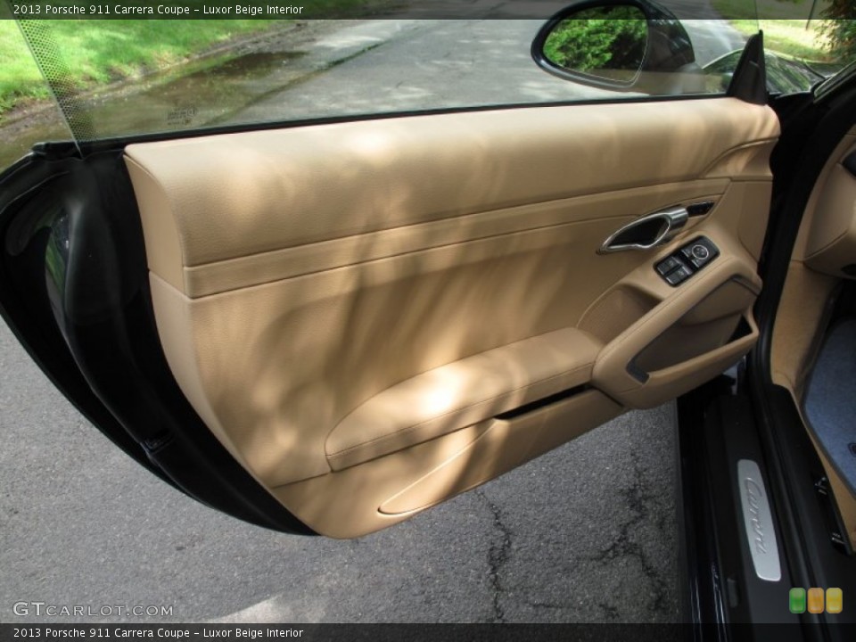 Luxor Beige Interior Door Panel for the 2013 Porsche 911 Carrera Coupe #86195909