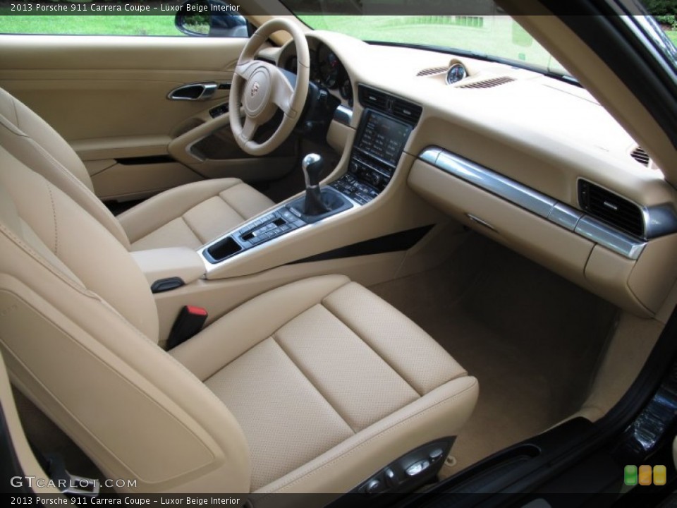 Luxor Beige Interior Dashboard for the 2013 Porsche 911 Carrera Coupe #86195933