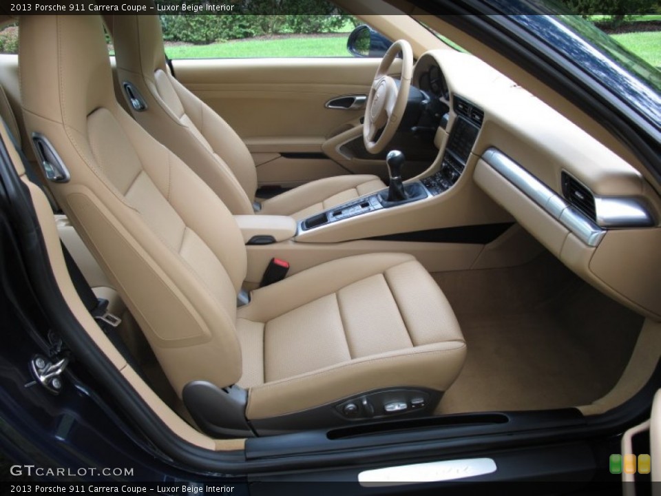 Luxor Beige Interior Front Seat for the 2013 Porsche 911 Carrera Coupe #86195958