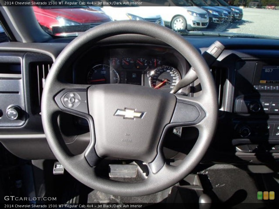 Jet Black/Dark Ash Interior Steering Wheel for the 2014 Chevrolet Silverado 1500 WT Regular Cab 4x4 #86197364