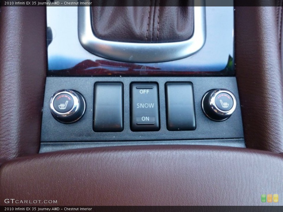 Chestnut Interior Controls for the 2010 Infiniti EX 35 Journey AWD #86199803