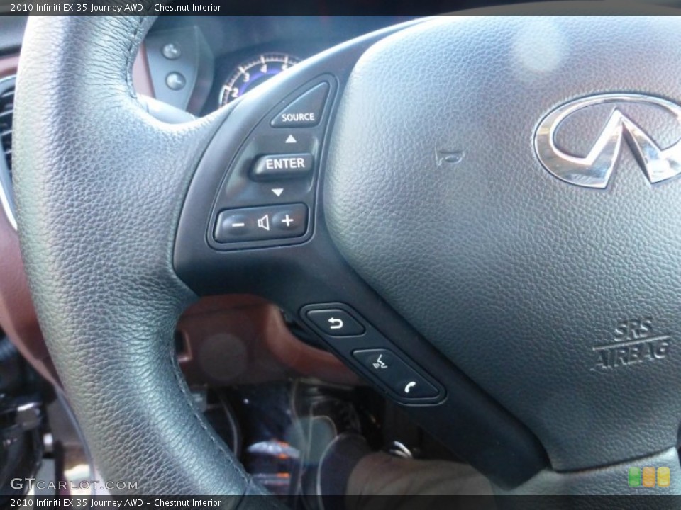 Chestnut Interior Controls for the 2010 Infiniti EX 35 Journey AWD #86199824