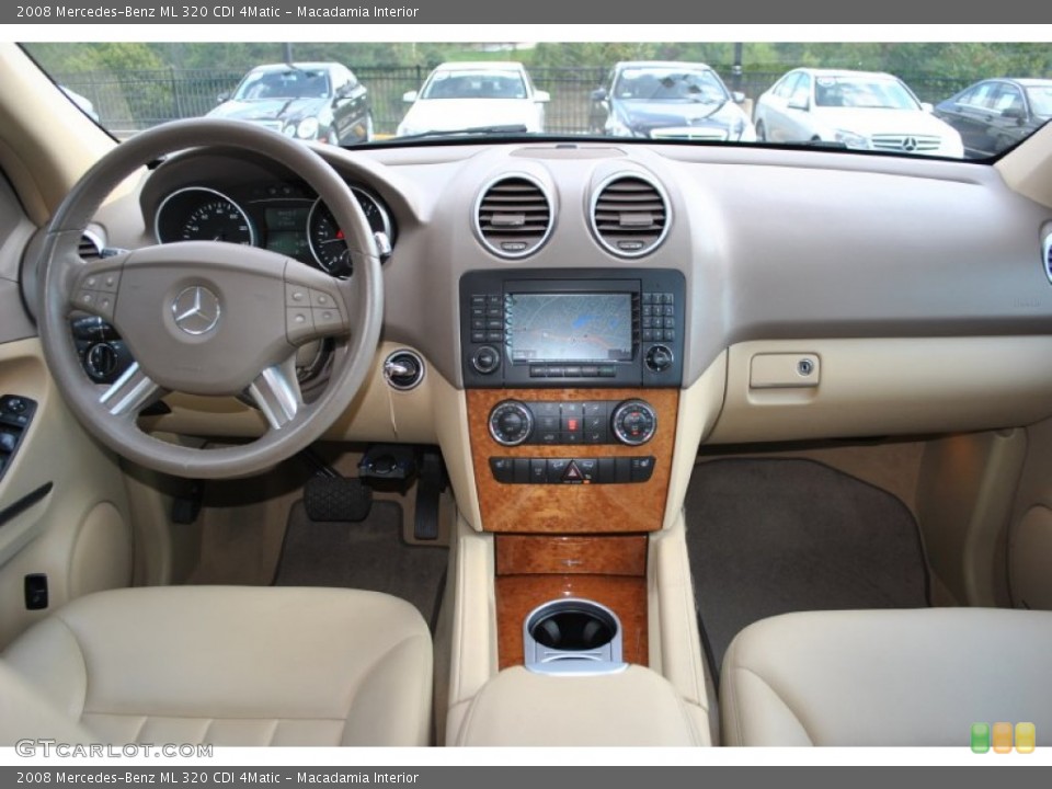 Macadamia Interior Dashboard for the 2008 Mercedes-Benz ML 320 CDI 4Matic #86204009